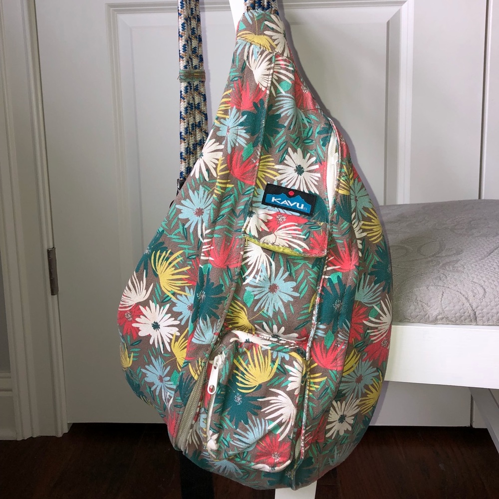 Flower Printed Kavu Crossbody Bag